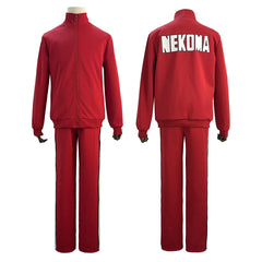 Astricos Haikyuu Anime Nekoma School Uniform Kuroo Tetsuro Kozumekenma Cosplay Costume with Full-zip Tracksuit - Astricos