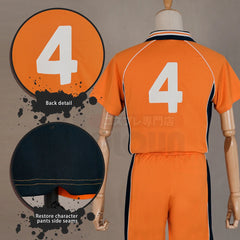 Astricos Haikyuu Nishinoya Yuu Cosplay Costume Set Including Jersey and Wig - Astricos