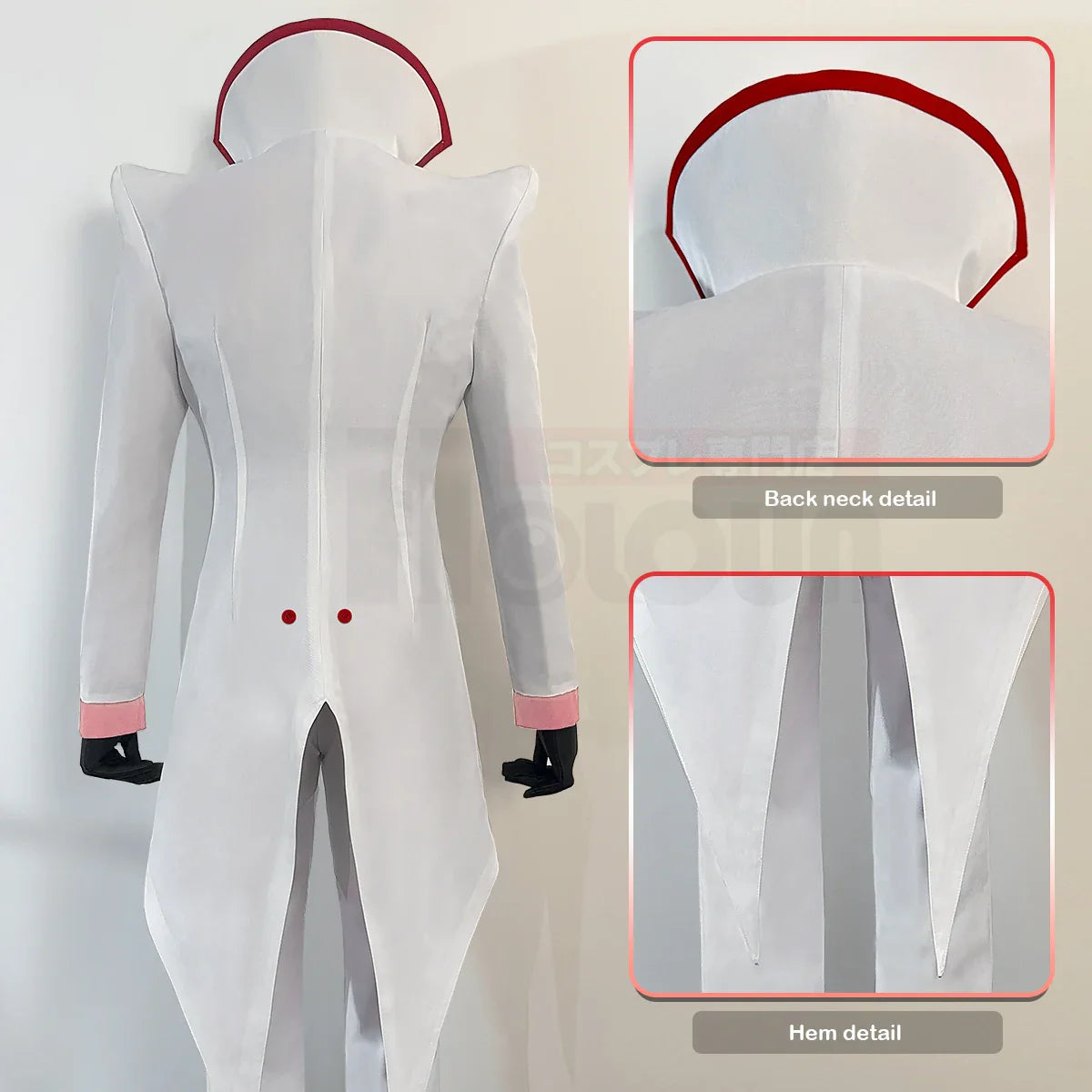 Astricos Anime Lucifer Morningstar Cosplay Costume - Tailcoat, Pants, Vest, Wig for Halloween - Astricos