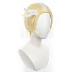 Astricos Anime Lucifer Morningstar Cosplay Wig - Rose Net Synthetic Fiber Adjustable Size - Perfect for Halloween, Christmas, and Cosplay Events - Astricos