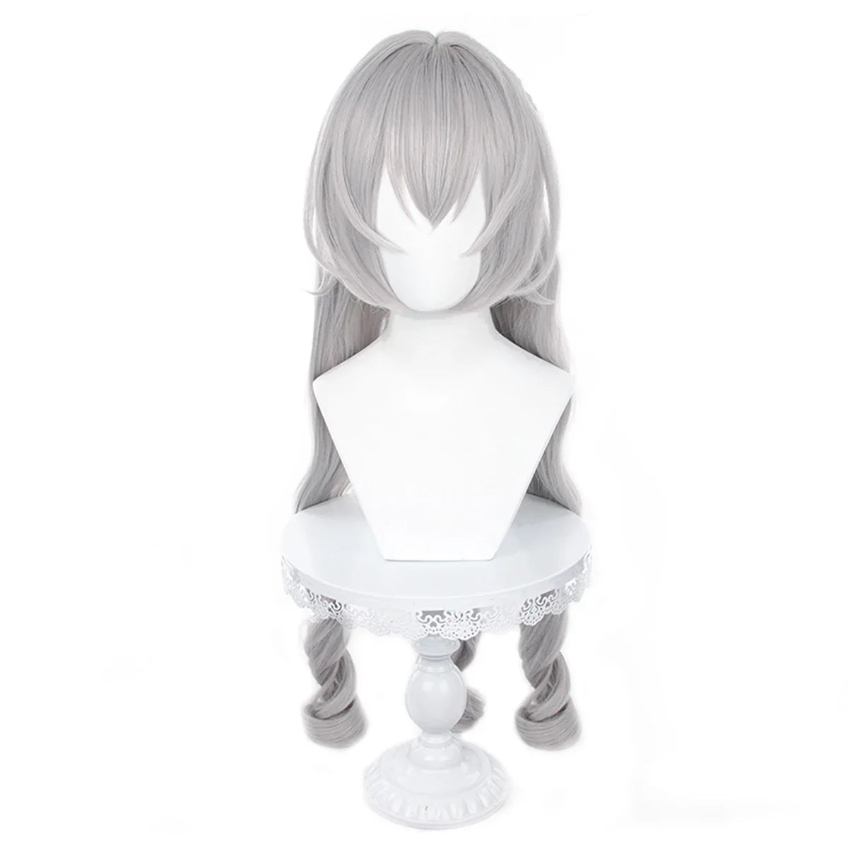 Astricos Bronya Cosplay Wig - Heat Resistant Synthetic Fiber with Rose Net for Honkai Star Rail Fans - Astricos