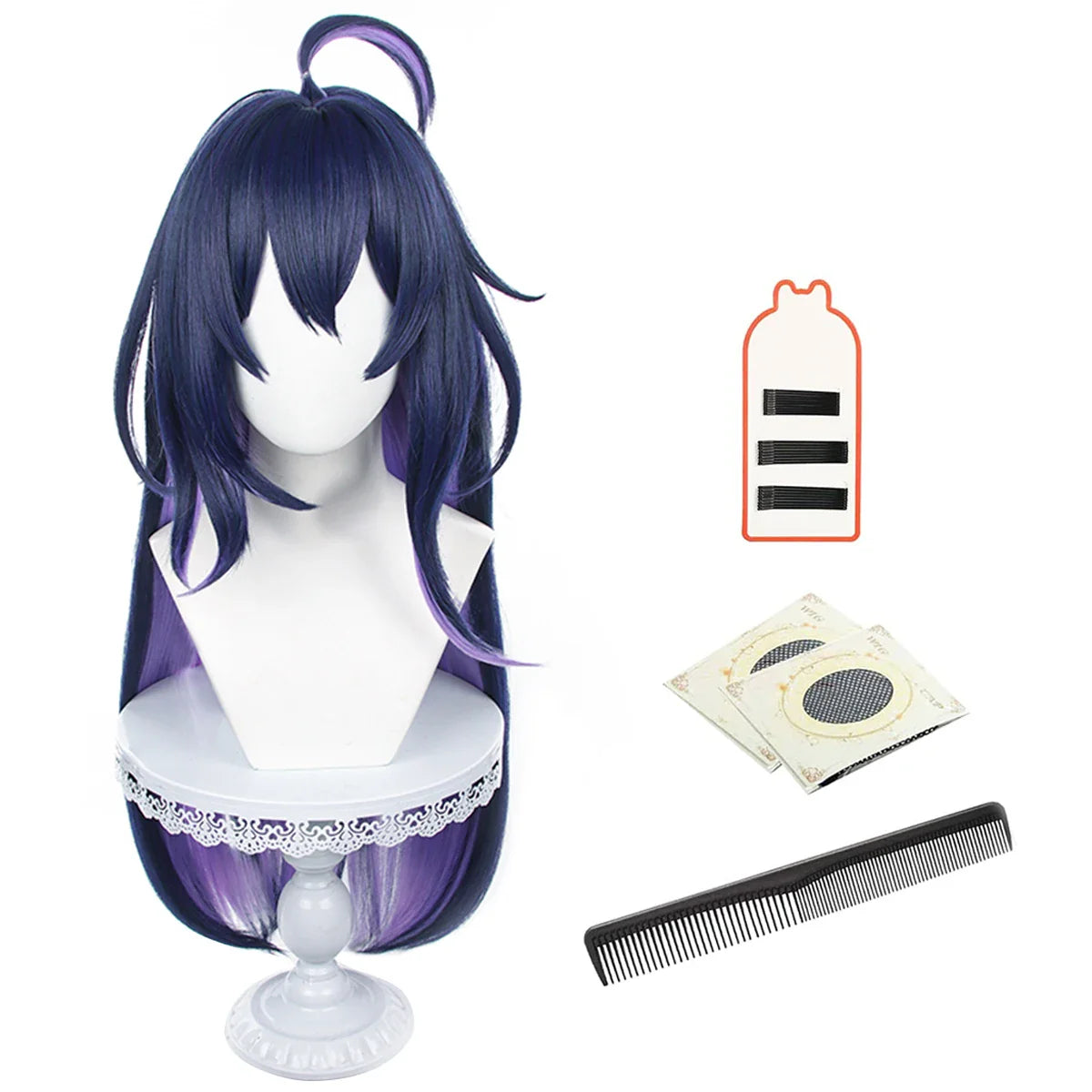 Astricos Honkai Star Rail Seele Cosplay Wig - Heat Resistant Synthetic Fiber with Adjustable Straps - Astricos