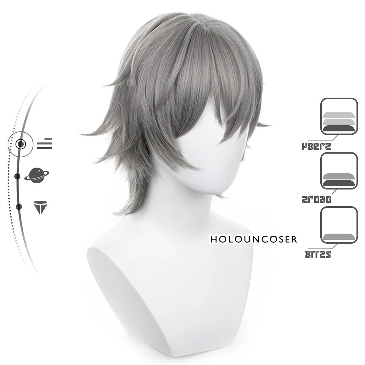 Astricos Trailblazer Cosplay Wig - Authentic Caelus & Stelle Hairstyles - Astricos