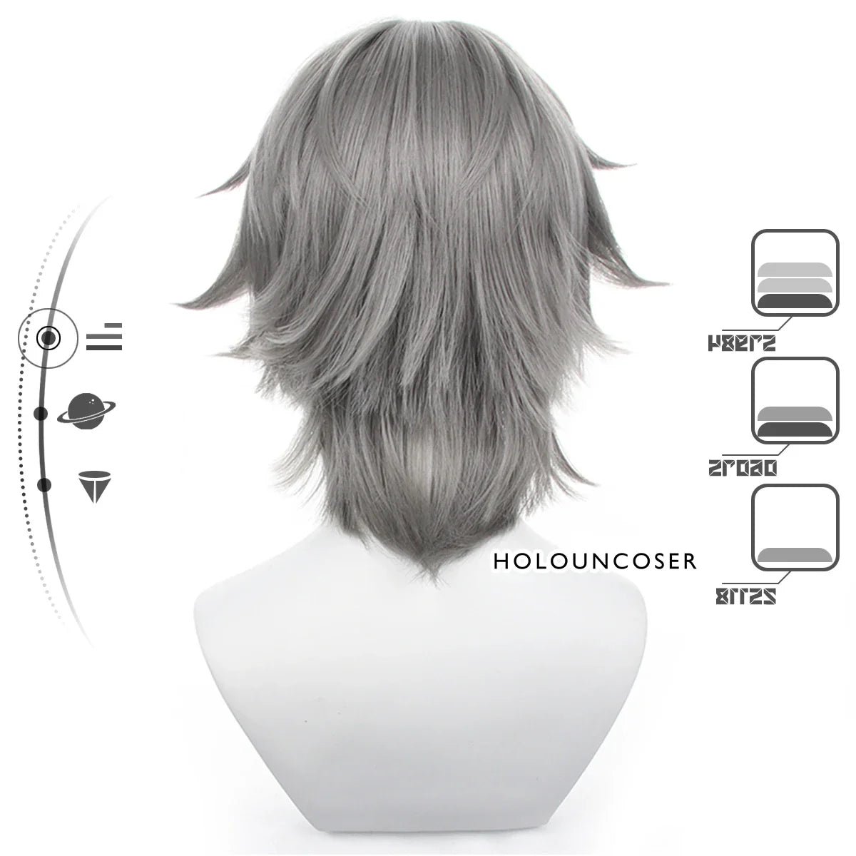 Astricos Trailblazer Cosplay Wig - Authentic Caelus & Stelle Hairstyles - Astricos