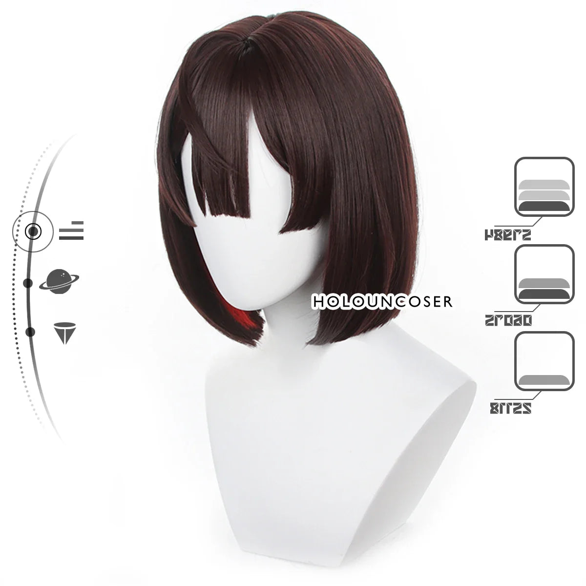 Astricos Xueyi Cosplay Wig - Heat Resistant Synthetic Fiber with Adjustable Size for Cosplay Events - Astricos