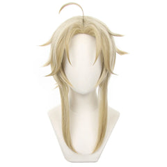 Astricos Yanqing Cosplay Wig - Heat Resistant Synthetic Fiber with Adjustable Rose Net for Honkai Star Rail - Astricos