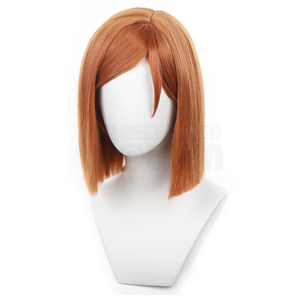 Astricos Anime Nobara Kugisaki Cosplay Wig - Premium Synthetic Fiber with Adjustable Cap for Parties - Astricos