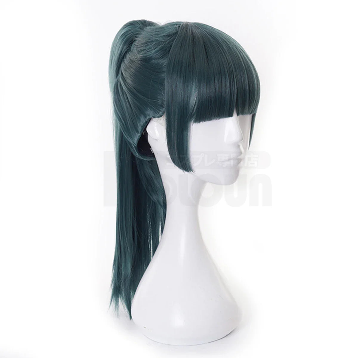 Astricos Anime Maki Zenin Cosplay Wig - Synthetic Fiber with Adjustable Cap for Halloween and Cosplay - Astricos