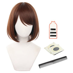 Astricos Anime Shoko Ieiri Cosplay Wig - High-Quality Synthetic Fiber with Adjustable Rose Net - Astricos