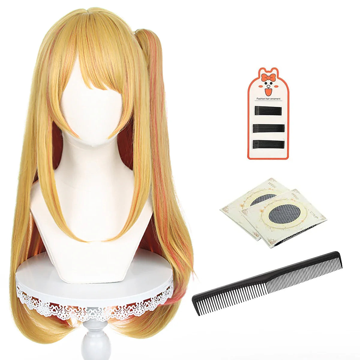 Astricos OSHI NO KO Anime Ai Hoshino Ruby Hoshino Akua Hoshino Arima Kana Cosplay Wig Rose Net Synthetic Fiber Heat Resistance - Astricos