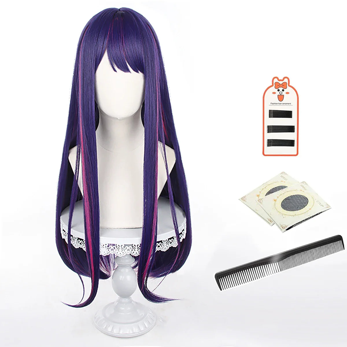 Astricos OSHI NO KO Anime Ai Hoshino Ruby Hoshino Akua Hoshino Arima Kana Cosplay Wig Rose Net Synthetic Fiber Heat Resistance - Astricos