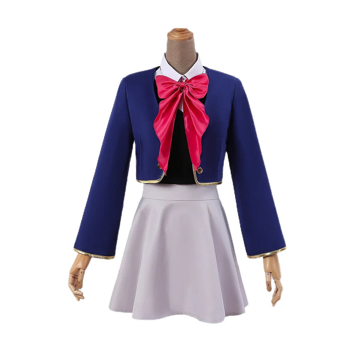 Astricos Anime Rubii Ruby Hoshino Cosplay Costume Wig School Uniform Dress Tops Skirt Sister Party Gift - Astricos