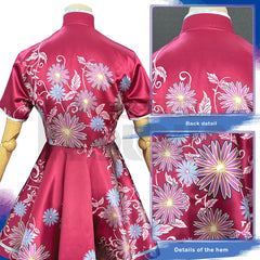 Astricos Anime Ruby Hoshino Cosplay Cheongsam Dress with Hair Accessory for Party and Holiday - Astricos