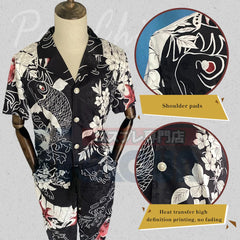 Astricos Tokyo Anime Cosplay Costume Haruki Hayashida Pah-Chin Shirt Set - Perfect for Spring, Summer, and Halloween - Astricos