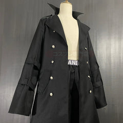 Astricos Anime Cosplay Costume: Ran Haitani Black Trench Coat for Halloween & Casual Style - Astricos