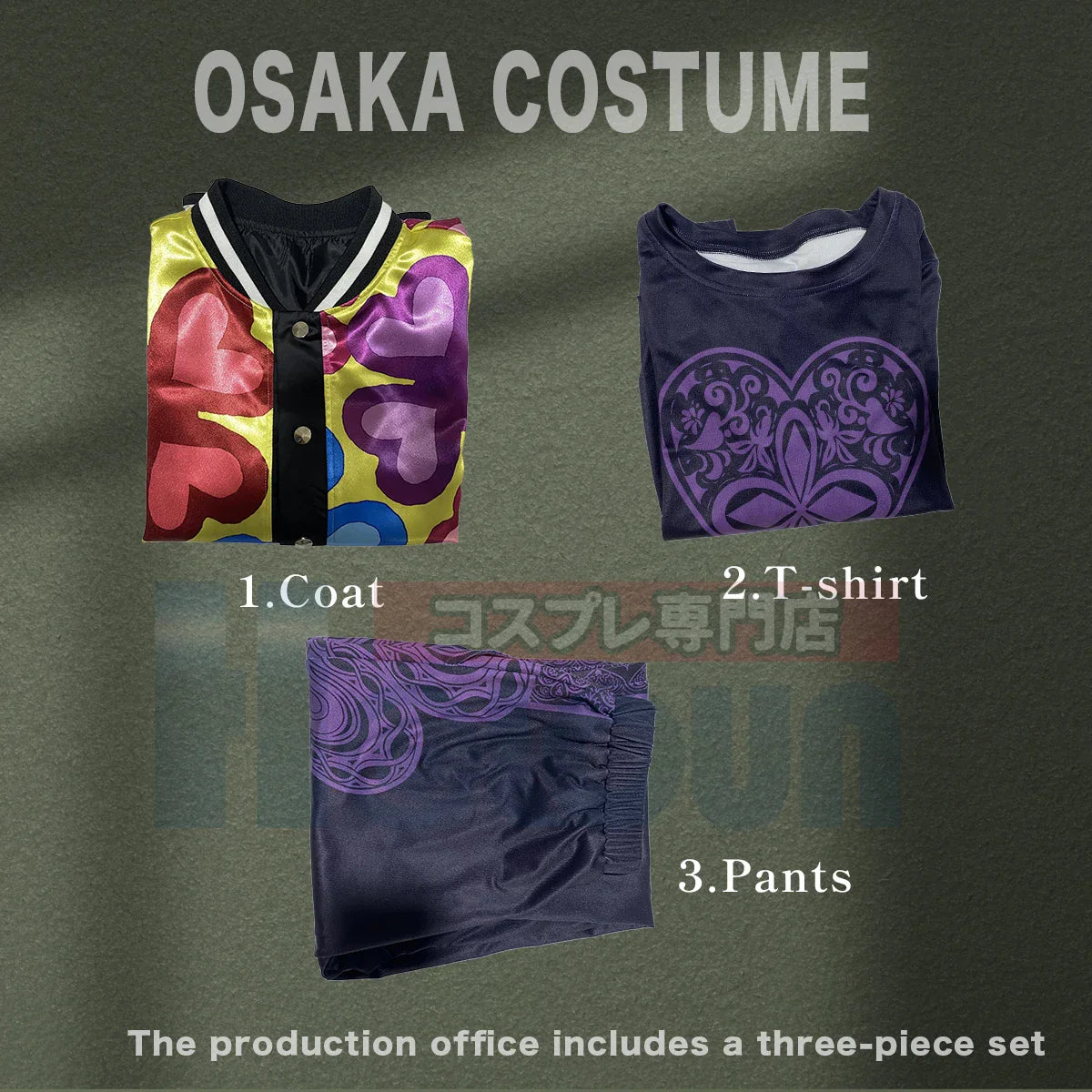 Astricos Hanagaki Takemichi Cosplay Set - Osaka Jacket, Pants, T-shirt for Daily & Event Wear - Astricos