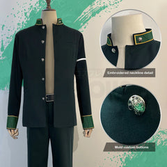 Astricos Anime Kyotaro Sugishita Cosplay Costume Set - School Uniform Jacket, Pants, Wig, White T-shirt for Cosplay - Astricos