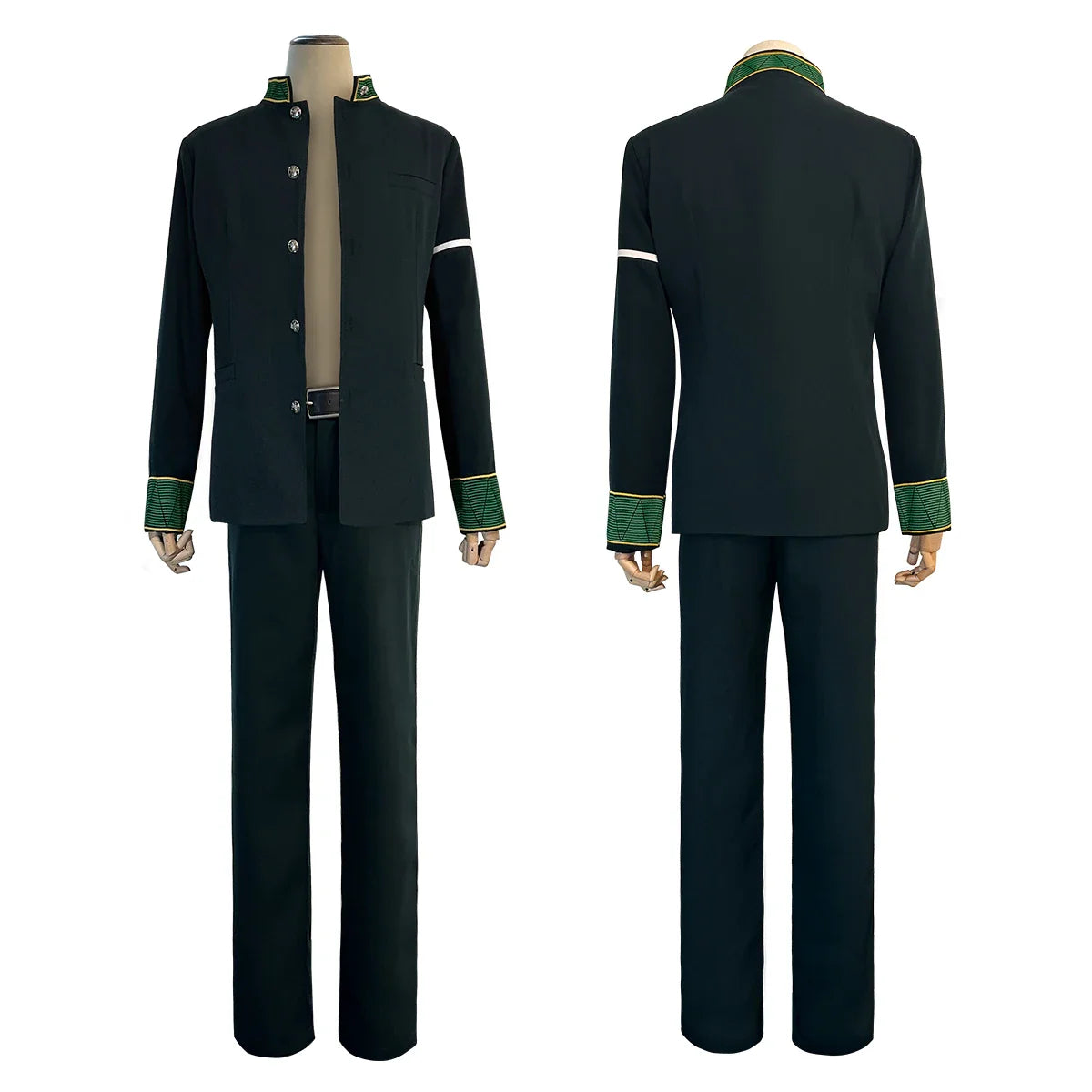 Astricos Anime Kyotaro Sugishita Cosplay Costume Set - School Uniform Jacket, Pants, Wig, White T-shirt for Cosplay - Astricos