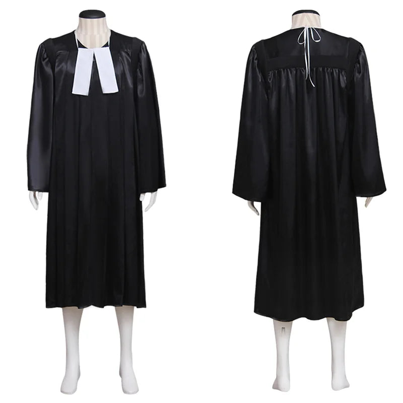 Authentic Medieval Judge Robe Cosplay Costume - Adult Halloween Carnival Outfit | Astricos Series - Astricos