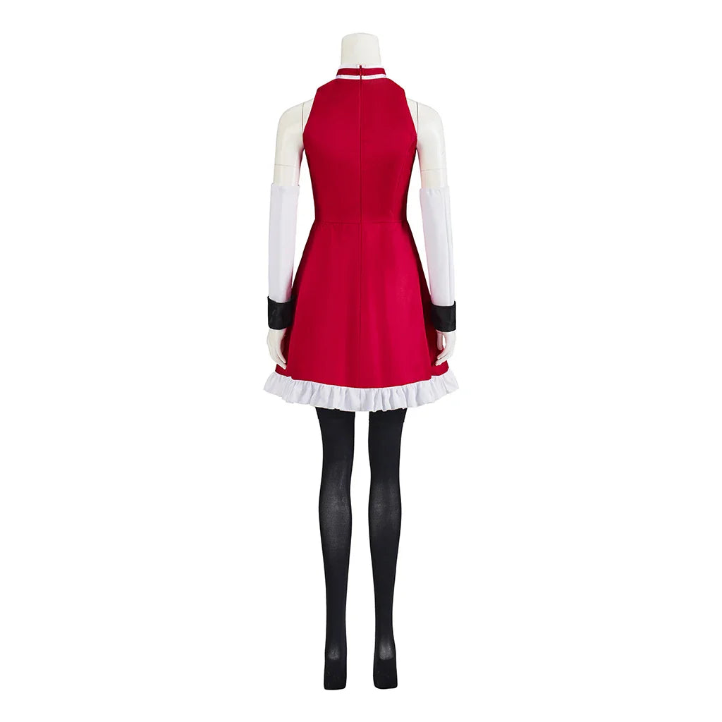 Astricos Kyoko Sakura Cosplay Magical Girl Costume for Women - Sexy Uniform Skirt Combat Dress Suit for Halloween, Carnival, Comic Con - Astricos