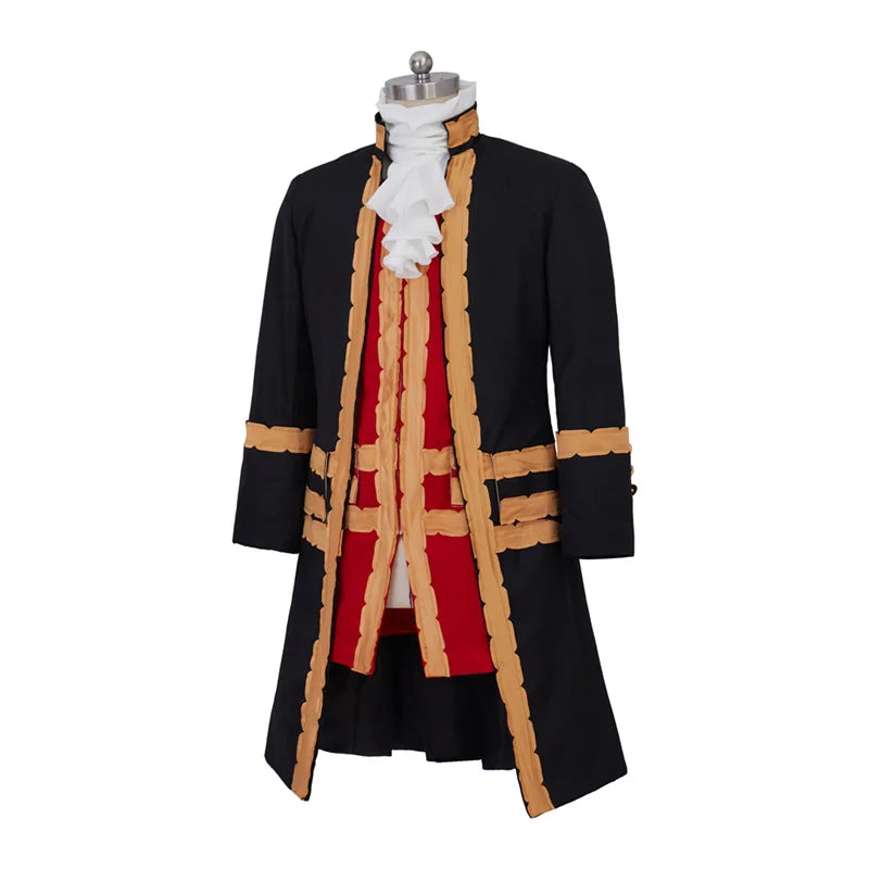 Authentic Astricos Men's 18th Century Victorian Regency Officer Uniform with Top Hat - Astricos