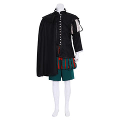 Astricos Victorian Renaissance Costume - King's Medieval Suit with Cloak for Men | Cosplay - Astricos