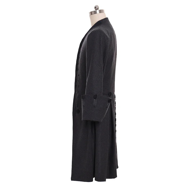 Astricos Victorian Steampunk Trench Coat - Long Coat for Cosplay and Historical Events - Astricos