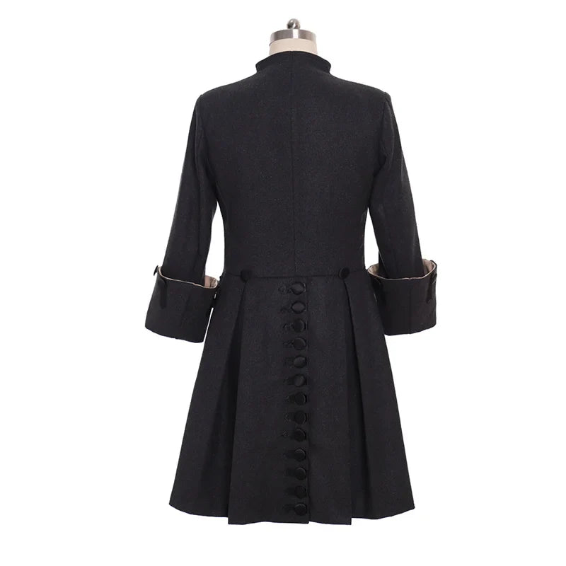 Astricos Victorian Steampunk Trench Coat - Long Coat for Cosplay and Historical Events - Astricos