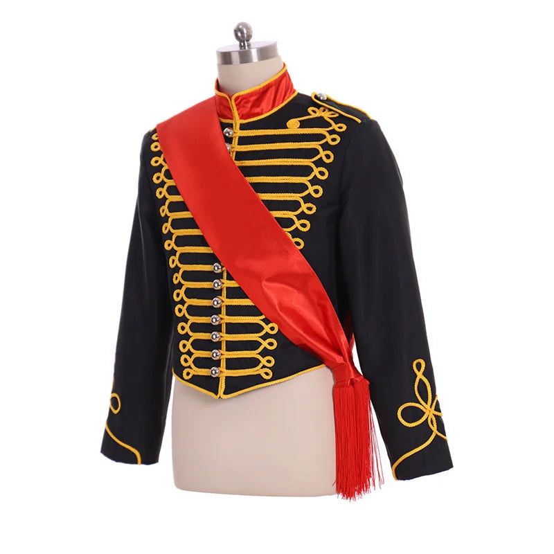 Astricos Men's Medieval Series: Victorian Soldier Officer Uniform Coat - Army Officer Cosplay Jacket - Astricos