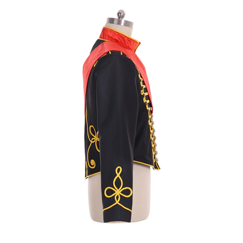 Astricos Men's Medieval Series: Victorian Soldier Officer Uniform Coat - Army Officer Cosplay Jacket - Astricos