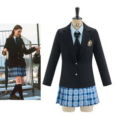 Astricos Mia Thermopolis Cosplay Costume - Women's Shirt Jacket Skirt Suit for Themed Parties and School Events - Astricos