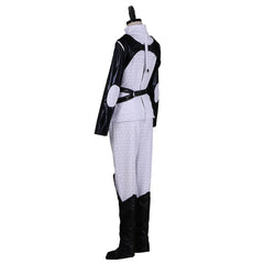 Astricos Miranda Lawson Cosplay Costume - Women's Punk Retro White Battle Suit for Sci-fi Fans - Astricos