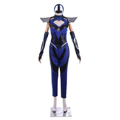 Astricos Mortal Kombat 11 Kitana Cosplay Costume with Face Mask | Kitana Kahn Outfit for Women Halloween - Astricos