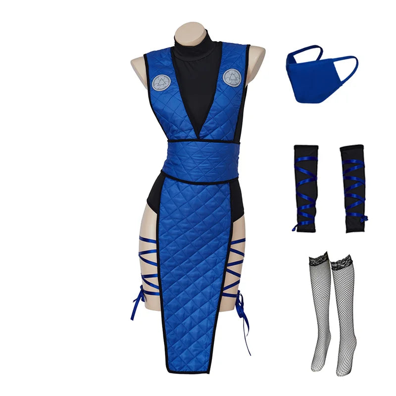 Astricos Women's Mortal Kombat Cosplay Costume | Game Inspired Anime Outfit for Parties - Astricos