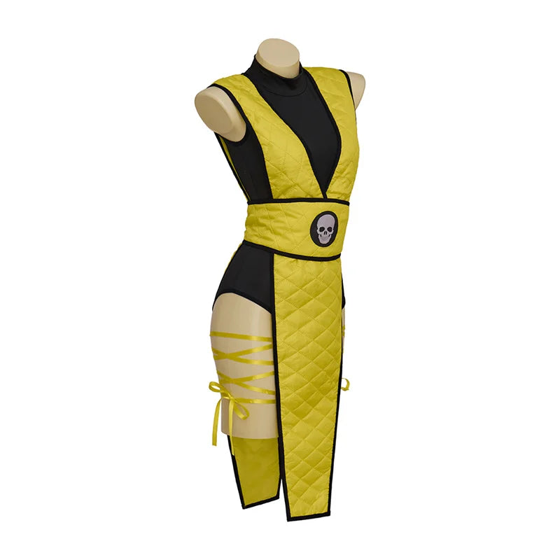 Astricos Women's Mortal Kombat Cosplay Costume | Game Inspired Anime Outfit for Parties - Astricos