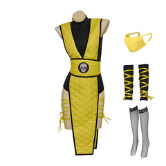 Astricos Women's Mortal Kombat Cosplay Costume | Game Inspired Anime Outfit for Parties - Astricos