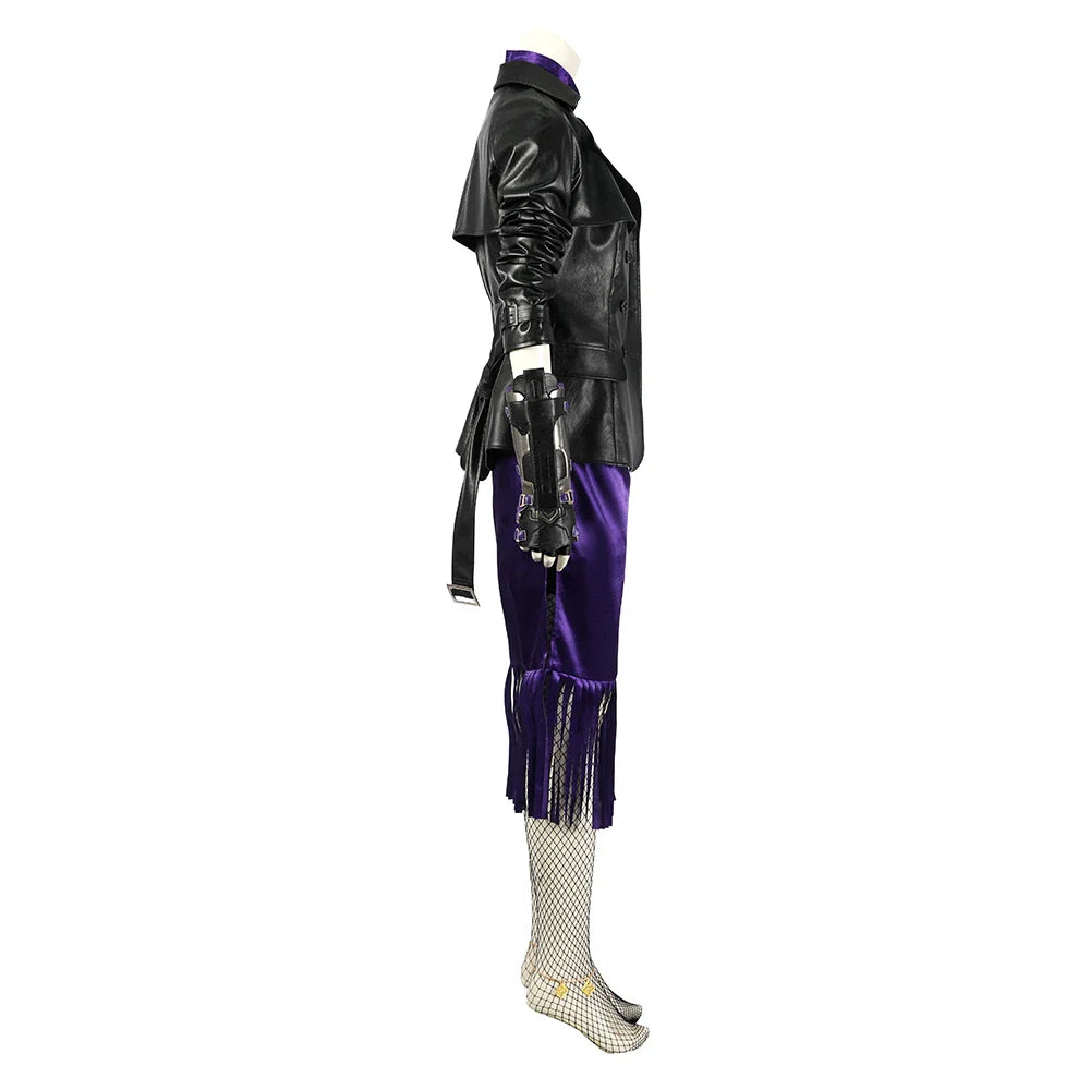 Astricos Nina Williams Cosplay Costume - Women's Sexy Dress and Jacket Full Set for Battle Suit - Astricos