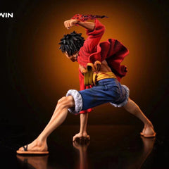 Astricos One Piece Luffy PVC Action Figure – Dynamic Squat Pose for Anime Enthusiasts - Astricos