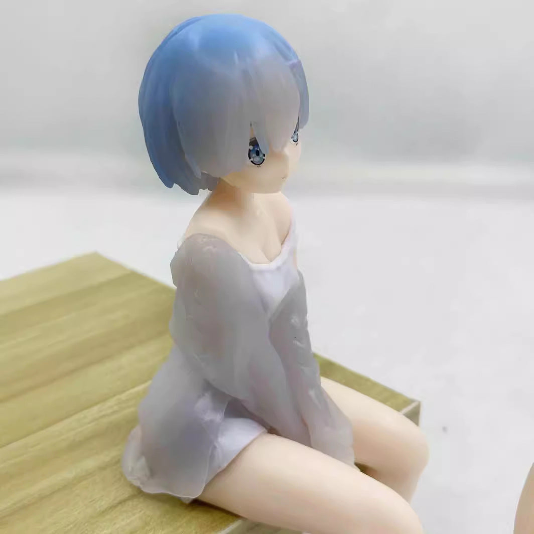 Astricos Rem Pajamas Figure - Cute Anime Re:Zero Life Girl Car Ornament & Christmas Gift - Astricos