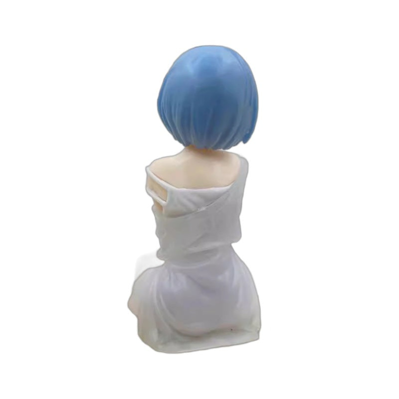 Astricos Rem Pajamas Figure - Cute Anime Re:Zero Life Girl Car Ornament & Christmas Gift - Astricos