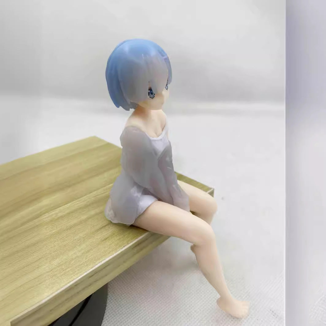 Astricos Rem Pajamas Figure - Cute Anime Re:Zero Life Girl Car Ornament & Christmas Gift - Astricos