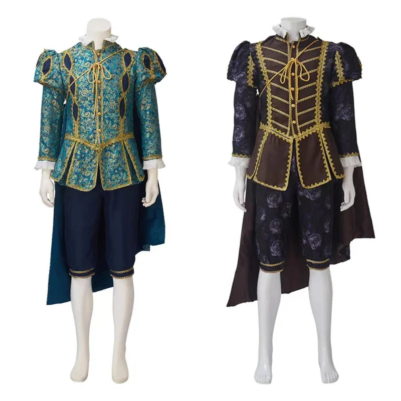 Astricos Tudor King Cosplay Costume - Elite Medieval Renaissance Prince Attire with Cape - Astricos