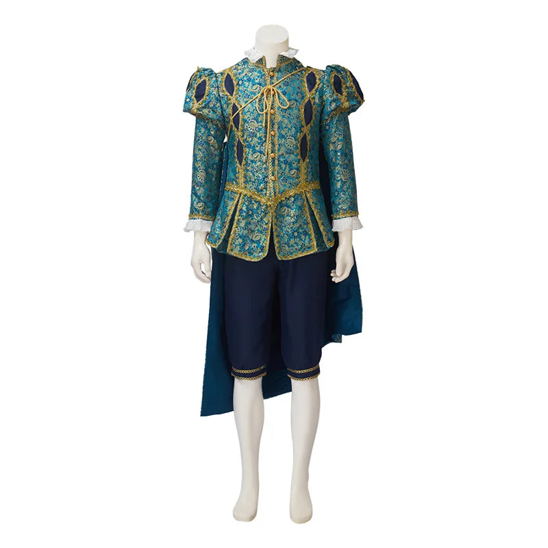 Astricos Tudor King Cosplay Costume - Elite Medieval Renaissance Prince Attire with Cape - Astricos