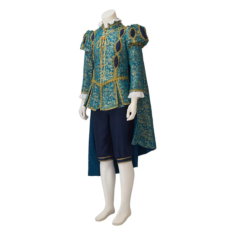 Astricos Tudor King Cosplay Costume - Elite Medieval Renaissance Prince Attire with Cape - Astricos