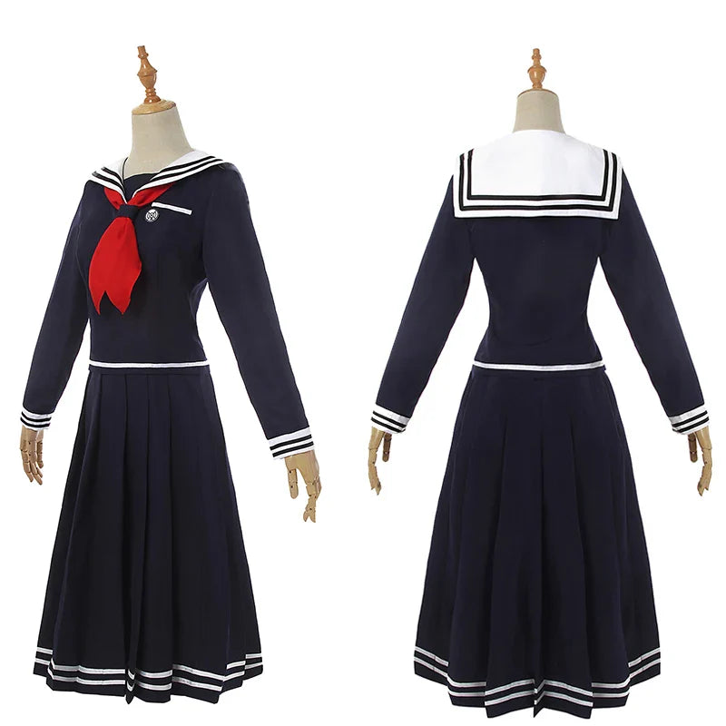 Astricos Danganronpa Cosplay Costume - Fukawa Toko Women's Black School Uniform Set - Astricos