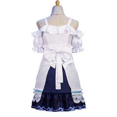 Astricos Genshin Impact Clervie Cosplay Costume - Childhood Clervie Women's Halloween Dress for Female Party Role Play - Astricos