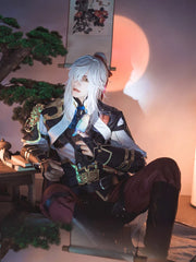 Astricos Jing Yuan Cosplay Costume - Dazzling Men's Rider Suit for Honkai Star Rail Fans - Astricos