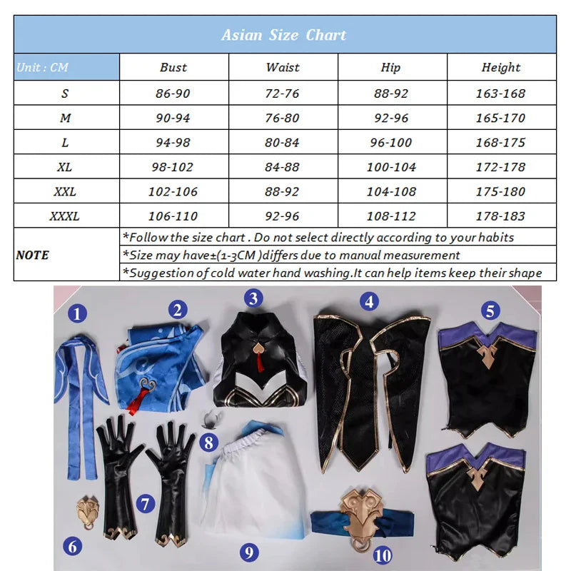 Astricos Jingliu Cosplay Costume - Honkai Star Rail Inspired Outfit for Men - Astricos