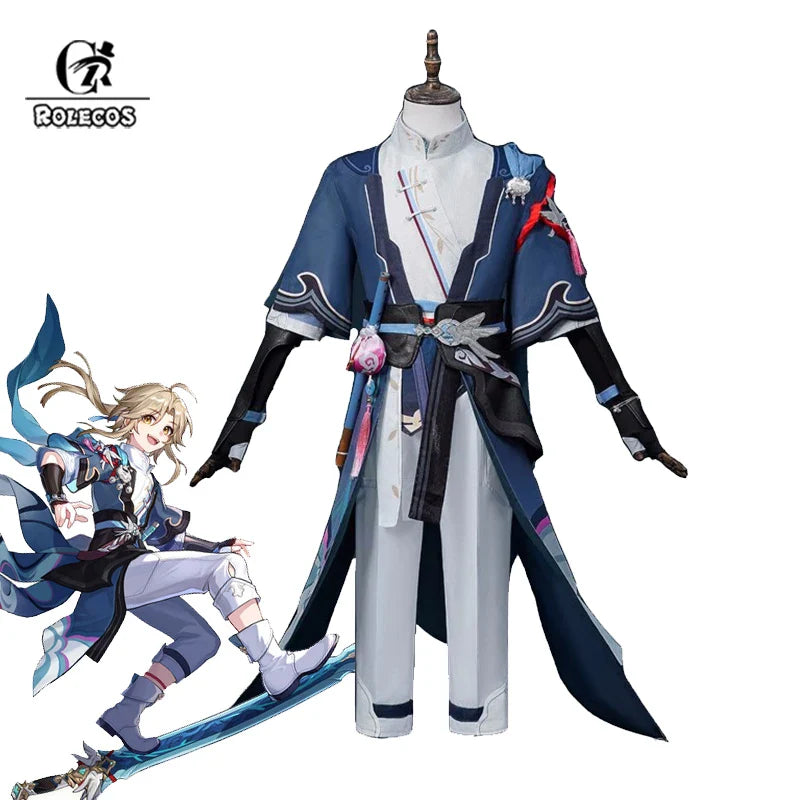 Astricos Yanqing Cosplay Costume - Dazzling Elegant Men's Suit for Honkai Star Rail Lovers - Astricos