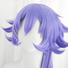 Astricos Game LOL Xayah Cosplay Wig 45cm Blue Synthetic Heat Resistant Hair for Women - Astricos